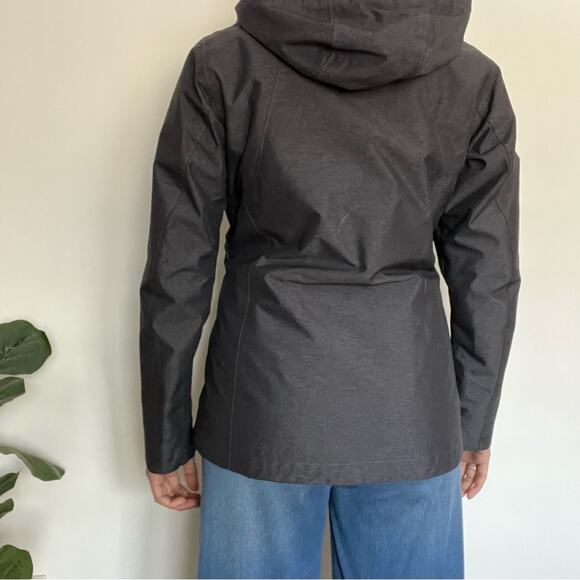 Columbia Interchange 3-in-1 Weatherproof Jacket Shell Small Dark Gray Omni-Tech - Picture 3 of 16